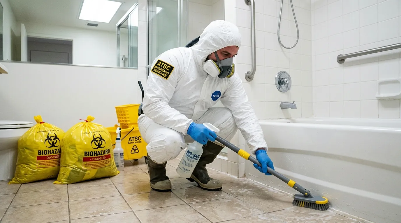 Decontamination equipment deployed for Blood Cleanup in Ben Lomond